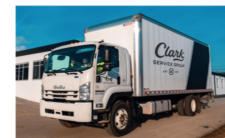 Clark Service Group installation van.